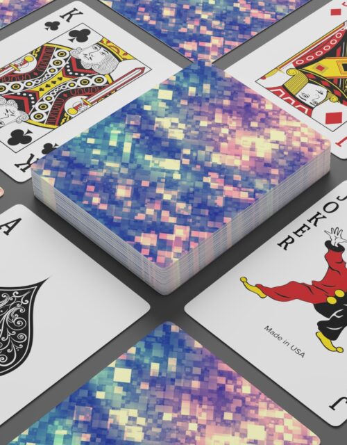 Thaker Magic™ Blurred-Back Camouflage Cards, 54 Standard Size Playing Cards