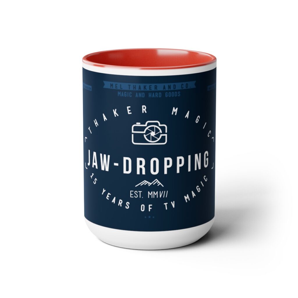 Two-Tone Thaker Magic™ Coffee Mugs, 15oz