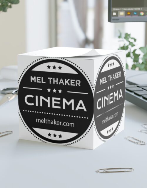 Mel Thaker™ CINEMA 2024 Sticky Note Cube