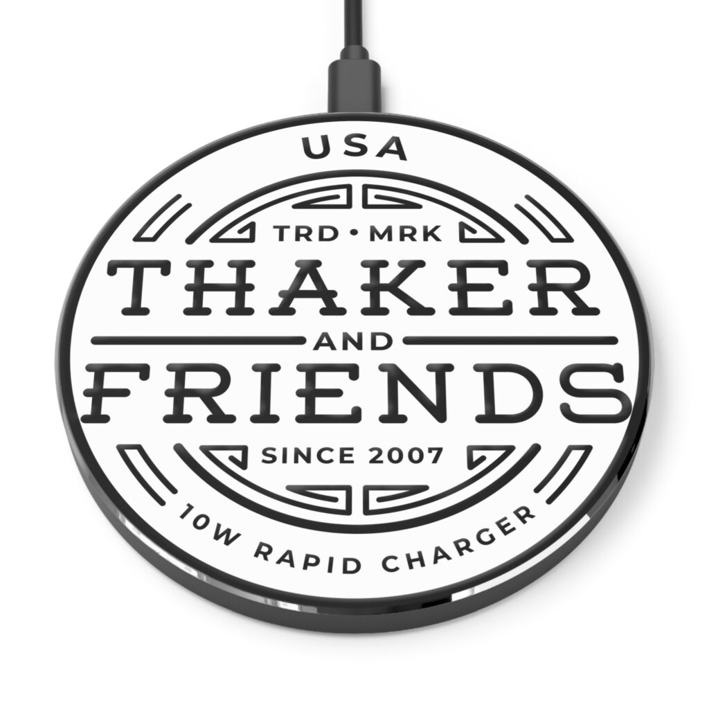 Mel Thaker and Friends™ 10 Watt Rapid Wireless Charger for Android and Apple Phones and Tablets